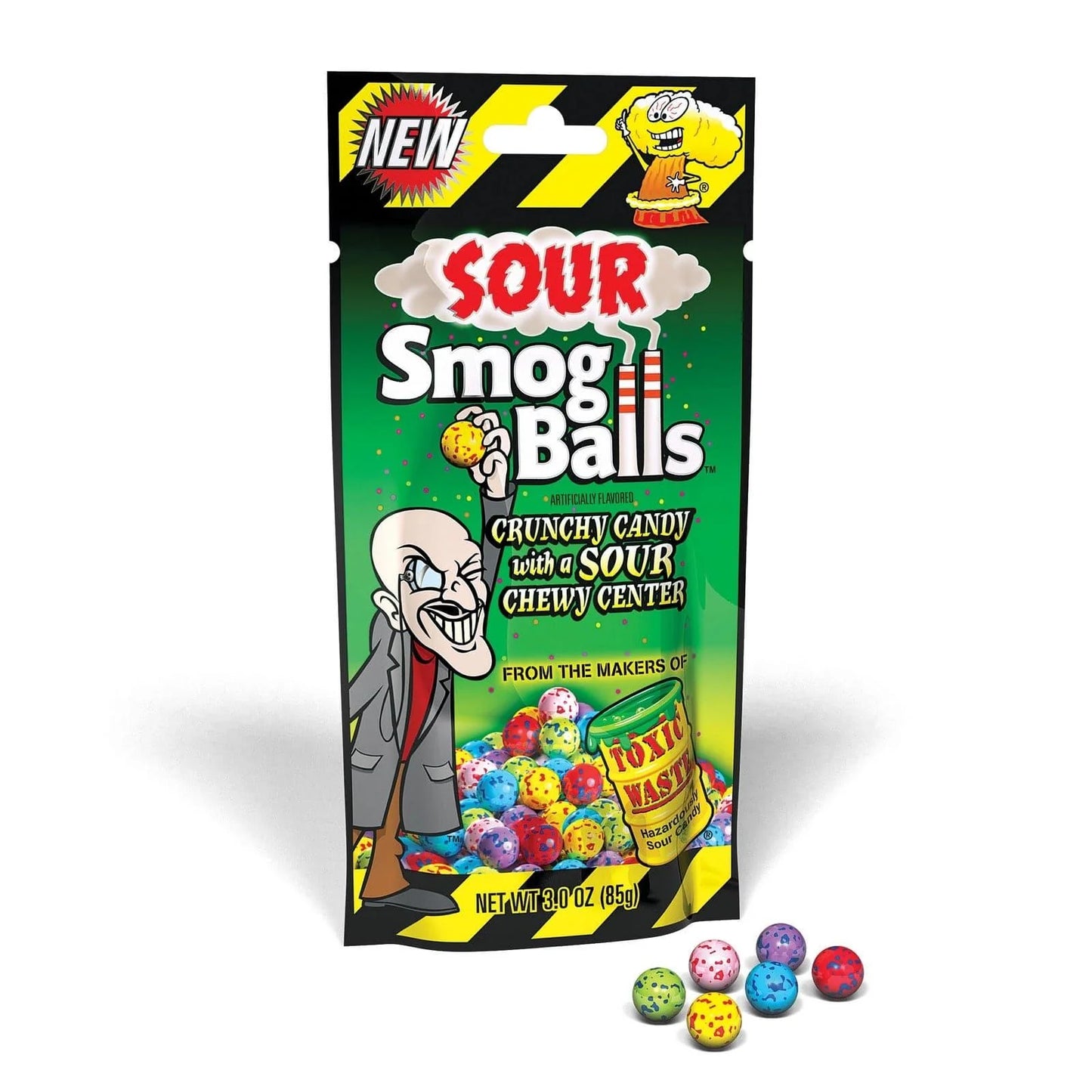 Candy Dynamics Toxic Waste Sour Smog Balls