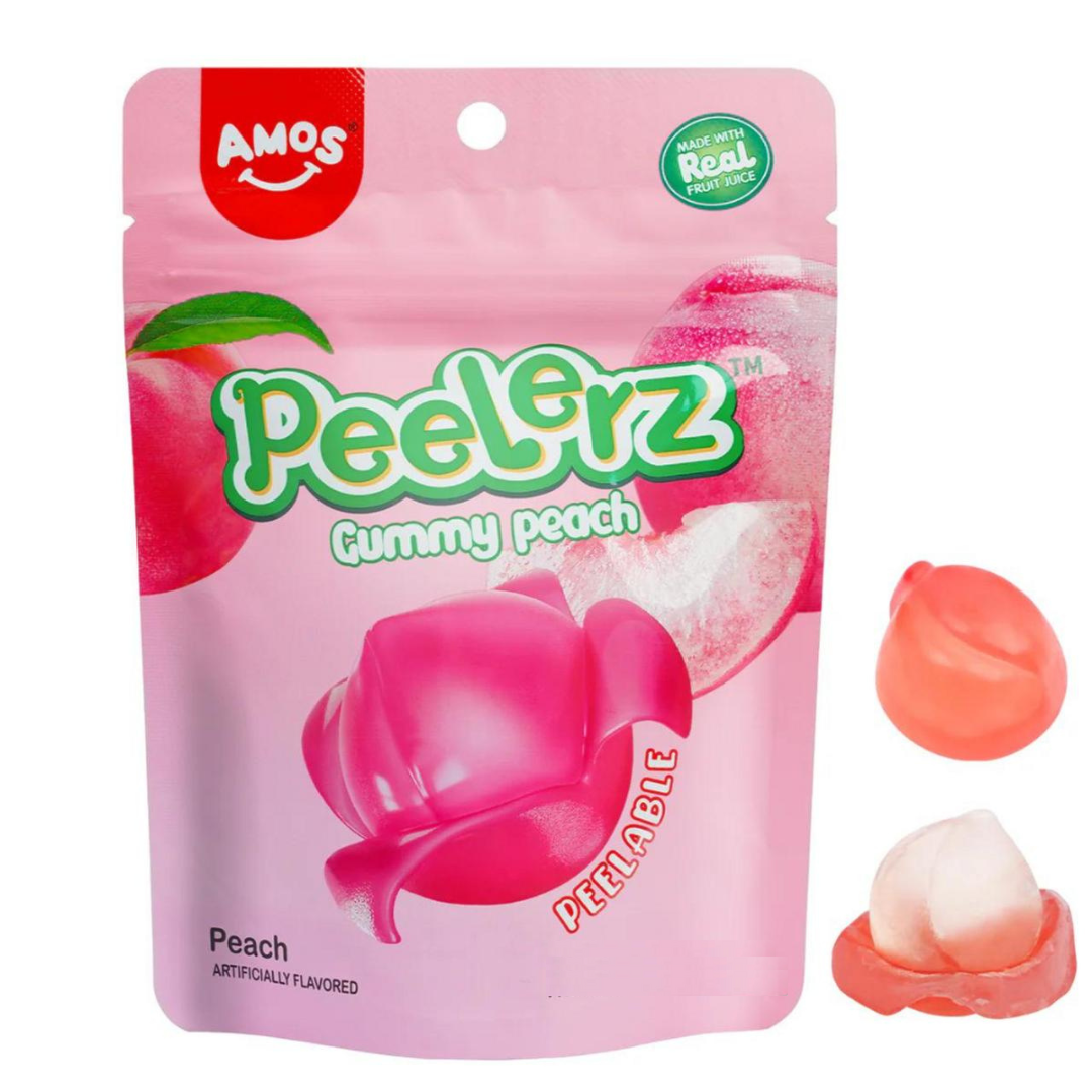 Amos Peelerz Gummy Peach - 6oz