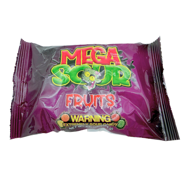 Barnetts Mega Sour Fruits Hard Candy - 3.7oz