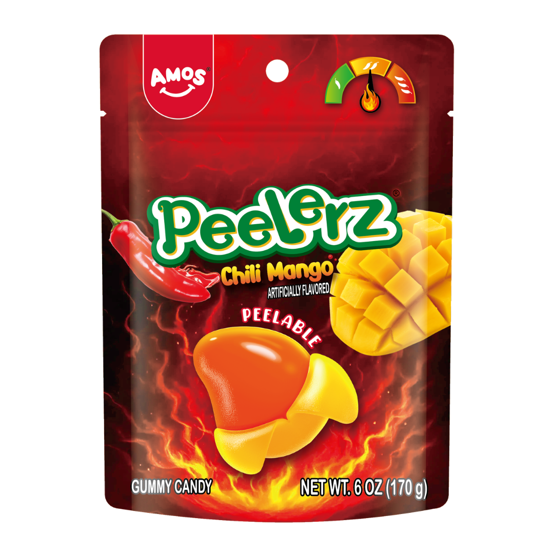 Amos Peelerz Gummy Chili Mango - 6oz