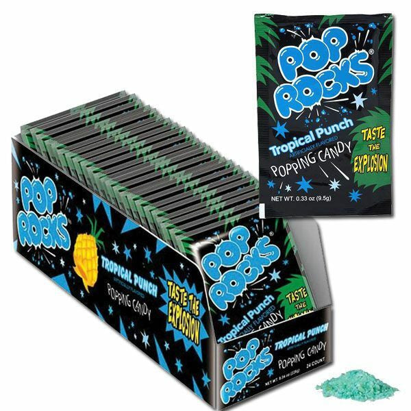 Pop Rocks Tropical Punch Popping Candy - 24 Count