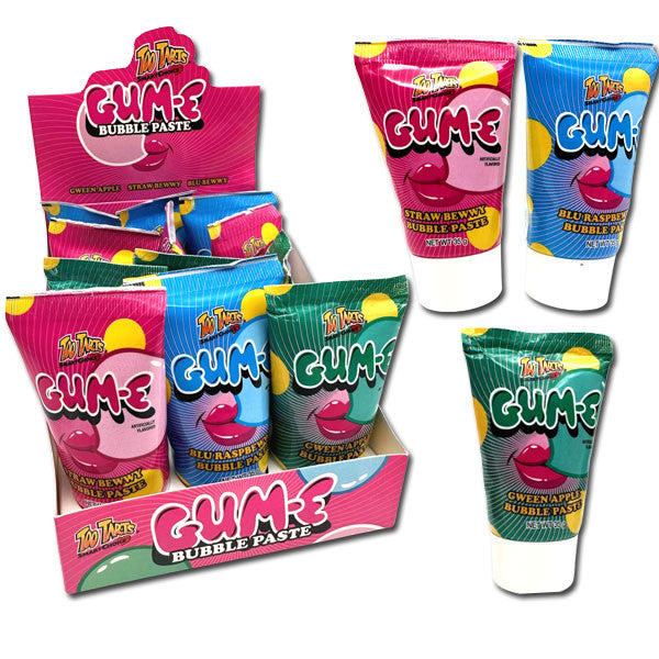 Gum-E Bubble Paste Bubble Gum 35g - 12 Count