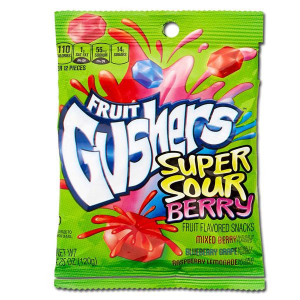 Gushers Super Sour Berry - 4.25oz Bag