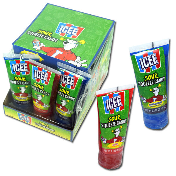 ICEE Sour Squeeze Gel Candy - 12 Count