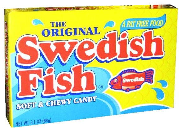 Swedish Fish Red Gummy Candy Theater Box - 3.1oz