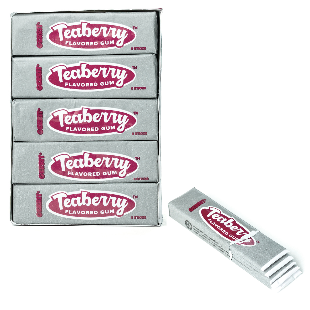 Teaberry Chewing Gum - 20 Packs